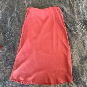 Elegant Coral Skirt